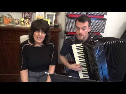 La complainte de la butte  (home rehearsal) - ACCORDEONICA - Patrizia Di Malta and Nadio Marenco
