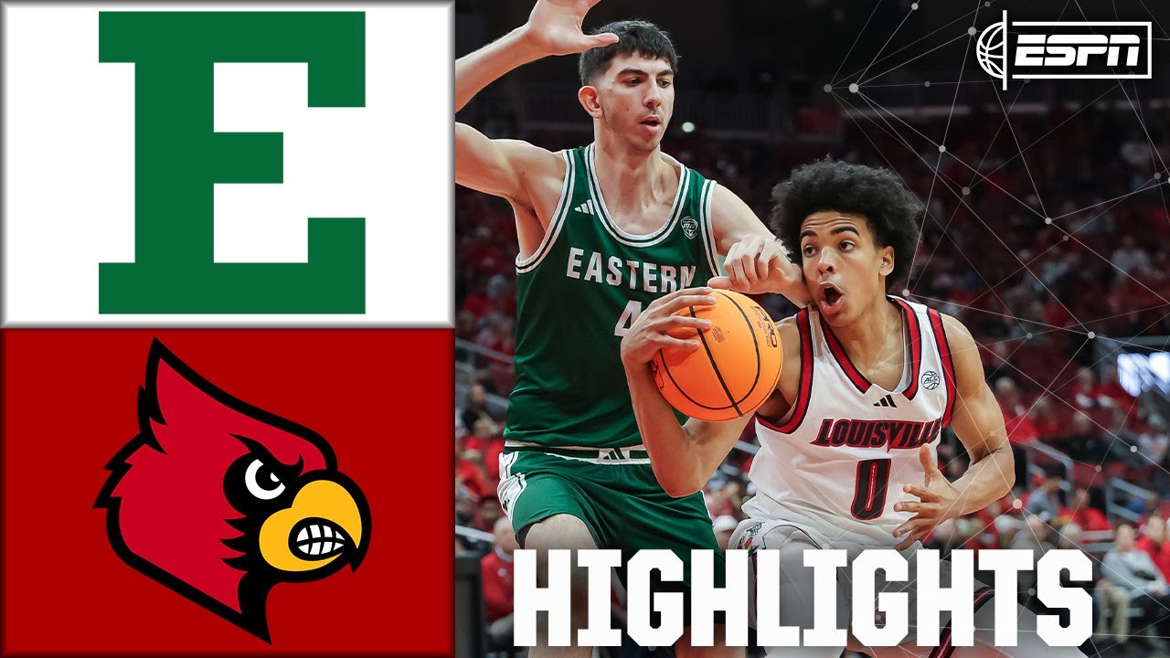 Eastern Michigan Eagles vs. Louisville Cardinals | Full Game Highlights | ESPN College Basketball
