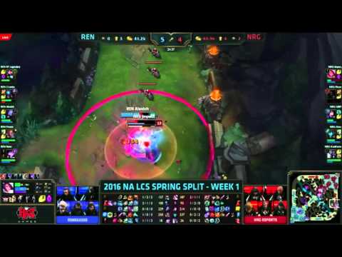 NRG Impact 1v1 duel vs. REN Alex Ich - REN vs. NRG - NA LCS W1D2