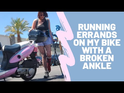 riding a bike after broken ankle