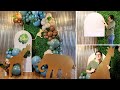 Safari Themed Balloon Garland And Backdrop