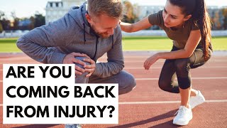 Tips To Help with the Emotional side of Being Injured.