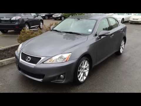 Lexus Certified Pre Owned 2012 IS 250 AWD - Leather w/ Moonroof Package Review - Stony Plain, AB