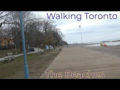 Walking Toronto's Beaches Neighbourhood Near Lake Ontario 4/6/2023