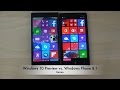 Windows 10 Preview vs. Windows Phone 8.1 ...