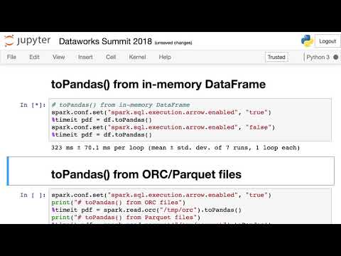 Apache Spark 2.3 ORC with Apache Arrow