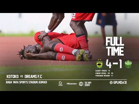 ASANTE KOTOKO 4:1 DREAMS FC || EXTENDED HIGHLIGHTS | ALL GOALS 🔥🔥🔥