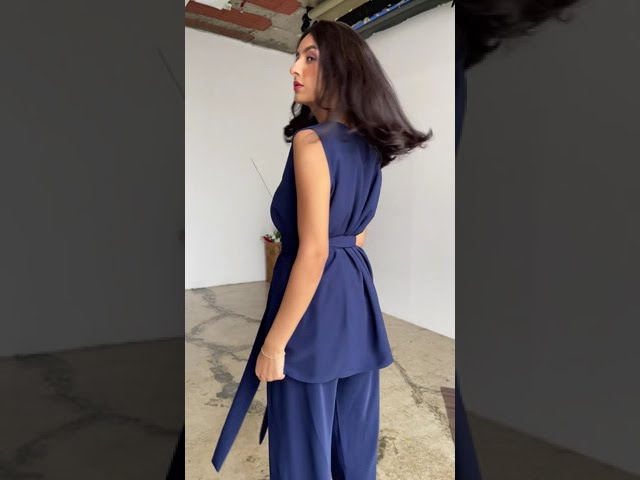 بلوزة وبنطلون كحلي - سدو