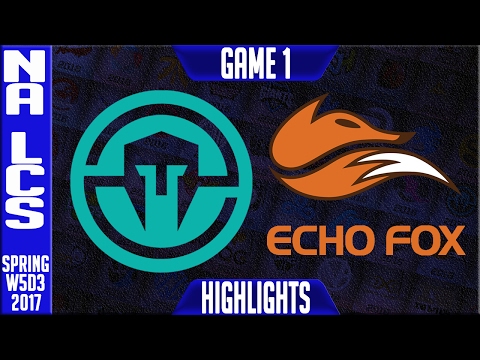 Immortals vs Echo Fox Highlights Game 1 - NA LCS W5D3 Spring 2017 - IMT vs FOX G1