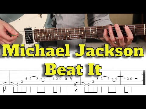 Michael Jackson - Beat It Intro | Step by Step Guitar Lesson