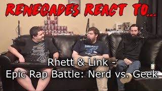 Renegades React to... Rhett &amp; Link - Epic Rap Battle: Nerd vs. Geek
