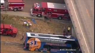 Megabus Crashes Into Illinois Highway Overpass
