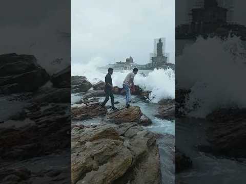 Praia de Kanyakumari #shorts #shortvideo