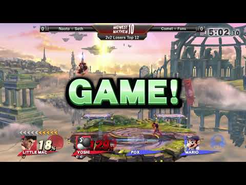 Midwest Mayhem 10 Doubles LOSERS TOP 12: Naoto & Seth vs. Comet & Fons
