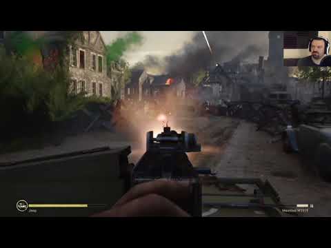 Call of Duty: WW II Campaign playthrough pt6 - One Crazy Sunday Drive!