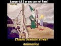 The Bridge Keeper Has 3 Questions Sesame Street 1982