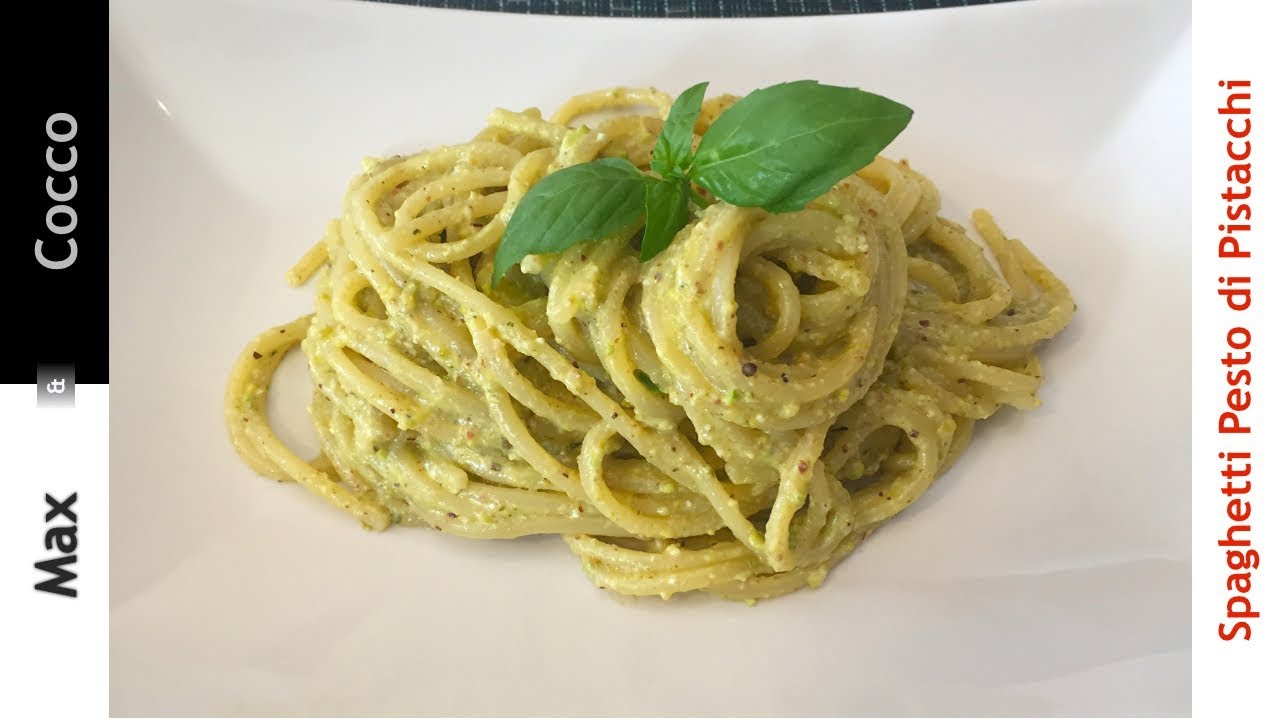 Spaghetti PESTO di PISTACCHI - Semplice e Veloce