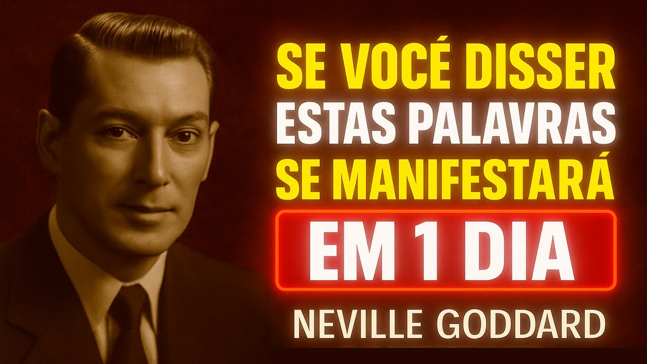 🔥 THESE 3 WORDS WILL MANIFEST YOUR DREAMS INTO REALITY! | Inspirational Speech by Neville Goddard