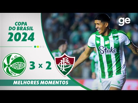 Gols e lances de Juventude-RS x Fluminense