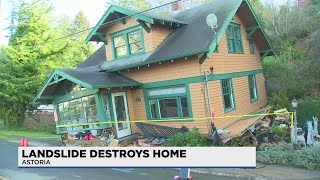 Heavy rains move Astoria home off its foundation
