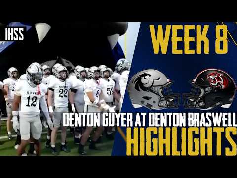 Denton Guyer Rolls Denton Braswell 51-7 Behind Carter Morgan's 4 TD Passes