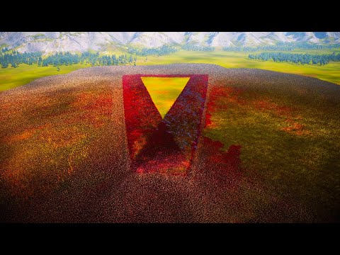 100,000 Red Coats SURROUNDED by 1 MILLION Zombies ! Ultimate Epic Battle Simulator 2 - UEBS 2