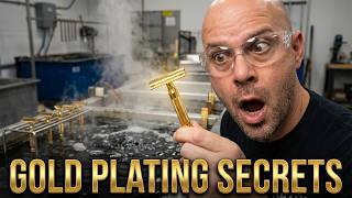 Watch the Complete Gold Plating Process on Vintage Razors