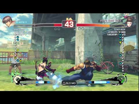 SSF4 AE Ver. 2012: reflections- [Guy] vs. TZXG-ADF [Juri] - PSN Ranked Match