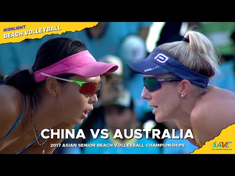 [ BEACH VOLLEYBALL - HIGHLIGHT ] CHN 1 vs AUS 2 : 2017 Asian Sr. Beach Volleyball Championships
