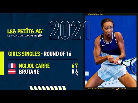 Les Petits As 2021 | Girls Round of 16 | Elizabete Brutane vs. Mathilde Ngijol Carre