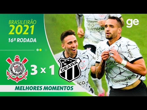 Gols e lances de Corinthians x Ceará