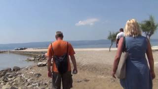 preview picture of video 'Chorwacja 2014 - Omiš piaszczysta plaża'