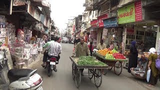 Walking through Mota Bazaar, Navsari, Gujarat, India.