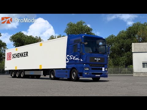 Mit dem TGA zum Frankfurter Flughafen! Eurotrucksimulator 2 / ETS2 / Deutsch / 1.43 / ProMods 2.60