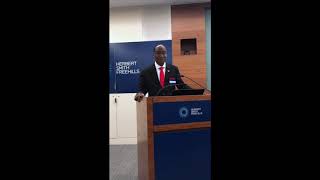 Dr Samura Kamara, Minister of Foreign Affairs, welcomes investors to Invest Sierra Leone 2017