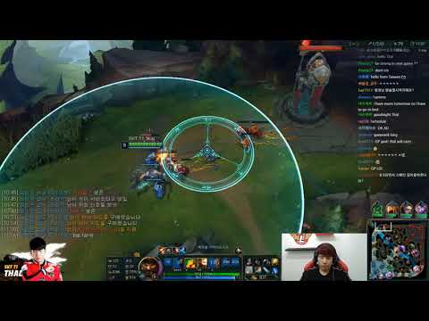 SKT Thal stream Gangplank, KDA 2/2/7, Mar 16, 2018