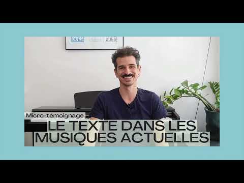 Harmoniques - Le texte dans les musiques actuelles