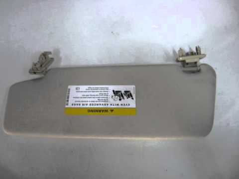 2011 Mercedes C300 Sun Visor RH TAN GOOD SHAPE 204TYPE - mbiparts.com Used OEM Mercedes Parts... OEM