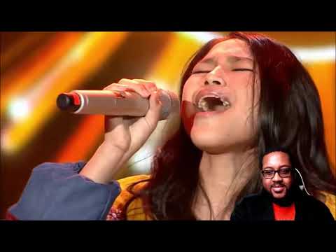 REACTION | ANNETH - REWRITE THE STARS | Indonesian Idol Junior 2018