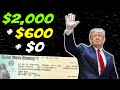 Checks SENT 2 000 Second Stimulus Chec