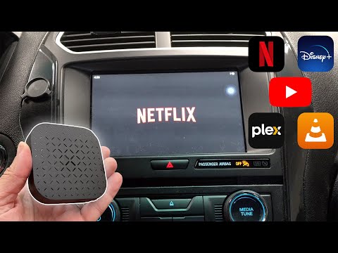 ZHNN Magic Box Wireless Carplay and Android Auto - Watch Netflix, YouTube, Plex)