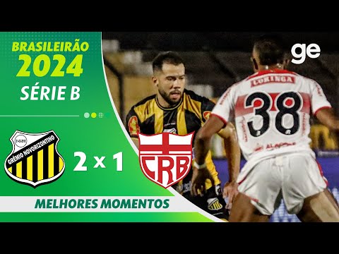 Gols e lances de Novorizontino x CRB