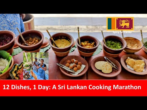Sri Lankan cooking marathon! Creating 12 uniquely Sri Lankan dishes.