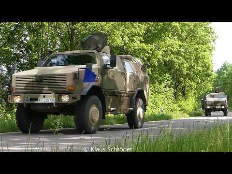 Konvoi Boxer, Fuchs, Dingo, Eagle und Logistik