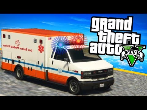 LUDI VOZAČ HITNE POMOĆI ( GTA 5 Zezancija ) Heists #3