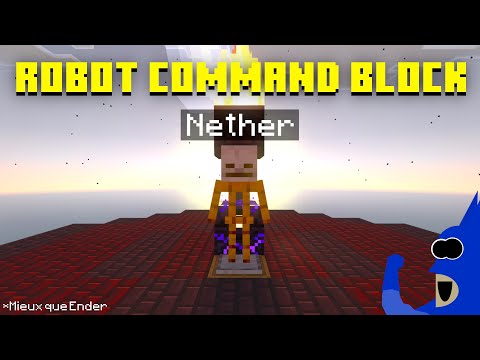 ¡ Batpolygon ! - Here is the new ROBOT in Command Block which replaces Ender on Minecraft Bedrock!!! [Projet Nether]