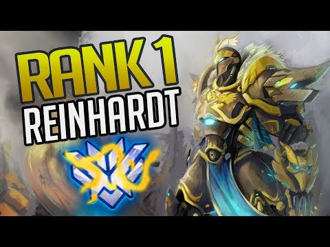 BEST OF SHOCK RANK 1 REINHARDT GOD! - Overwatch Reinhardt Montage & Facts