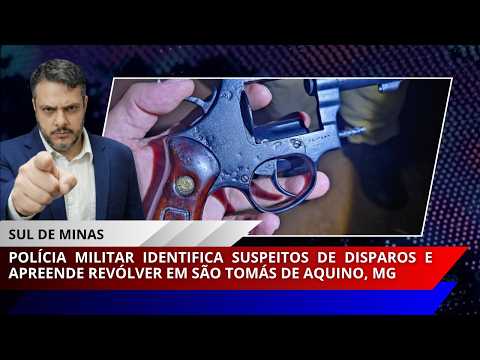 Polícia Militar identifica suspeitos de disparos e apreende revólver em São Tomás de Aquino, MG