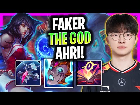 FAKER IS A GOD WITH AHRI! | T1 Faker Plays Ahri Mid vs Vel'Koz!  Season 2025