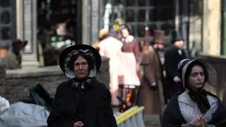 Emma Mackey, Amelia Gething And Alexandra Dowling Film Scenes For Emily Bronte Biopic, Emily. video